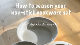 How to season your nonstick pan [upl. by Eidnyl816]