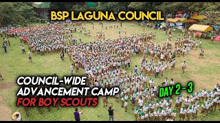 Advancement Camp for Boy Scouts Day 2 amp 3  BSP  Scouting 4 [upl. by Dercy691]