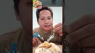 mukbang eating noodles with tuyo or drifish pilipino food real Life mreliotvlog4740 subscribe [upl. by Eissed]