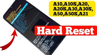 How To Hard Reset Samsung A10A20A30A50A40A70 HARD RESET [upl. by Pedrotti]