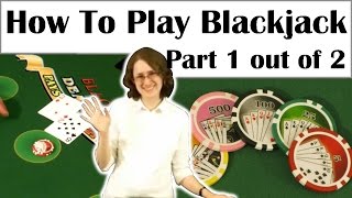 How to Play Blackjack  The Basics Splitting amp Doubling Down [upl. by Carlstrom918]