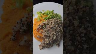 Classic mashed sweet potato recipe Healthy dinner with quinoa and broccoli mashedpotatoes shorts [upl. by Fenny796]