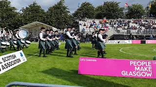 Inveraray and District Pipe Band Second MSR  World Pipe Band Championships 2019 [upl. by Traggat]