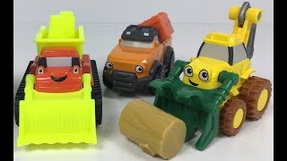 BOB DER BAUMEISTER DIE CAST FAHRZEUGE MIT BAGGI BUDDEL TÜRMER MIXI TREAD amp LOGGING STRETCH UNBOXING [upl. by Aikal364]