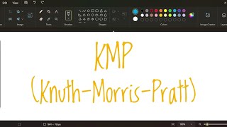 شرح KMP KnuthMorrisPratt algorithm [upl. by Norrab292]