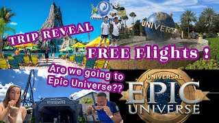 Free Virgin Flights I Travel Reveal I Epic Universe I Universal Studios [upl. by Felten]