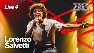 Lorenzo Salvetti si scatena sul palco con “Me So’ Mbriacato” di Mannarino  X FACTOR 2024 LIVE 4 [upl. by Aryamo]