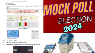 How to Connect CU BU And VVPAT  Lok Sabha Elections 2024  Sealing of EVM after Mock Poll 2024 [upl. by Yrennalf]