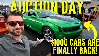 Can we buy a Clean Driveable car for 1000 at a Dealer Auction   Flying Wheels [upl. by Trubow]