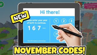 MONTH OF NOVEMBER TOCA BOCA FREE HOUSE AND CODE [upl. by Frechette]