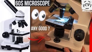 Cheap Chinese Microscope For 60 Unboxing amp Review [upl. by Dnomayd]