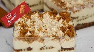 Lotus Biscoff Dessert BoxCups  NO BAKE Dessert Very Easy and Yummy thefreshplate06 [upl. by Airual]