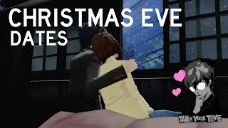 Persona 5 Royal  All Christmas Eve Dates ENGLISH [upl. by Ashok]