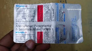 Hifenac d tablet uses in hindi  hifenac d tablet for painkiller  hifenac d tablet for joint pain [upl. by Ynnod]