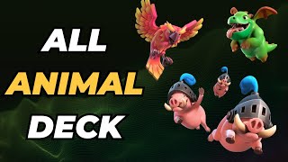 All Animal Deck  Clash Royale Challenge [upl. by Ming151]