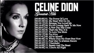 The Best Of Celine Dion 🌹Celine Dion Greatest Hits 🌹 [upl. by Karena419]