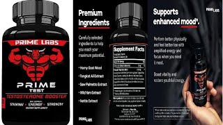 Prime Labs  Mens Test Booster  Natural Stamina Endurance and Strength Booster [upl. by Sleinad]