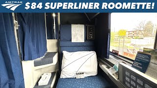 84 PRIVATE ROOM Amtrak Superliner Roomette Trip Report [upl. by Leiser]