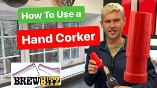 How To Put a Cork Into a Wine Bottle with a Hand Corker [upl. by Tarryn]