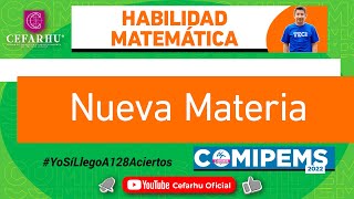 Curso COMIPEMS 2022 GRATUITO – HABILIDAD MATEMÁTICA [upl. by Ilat800]