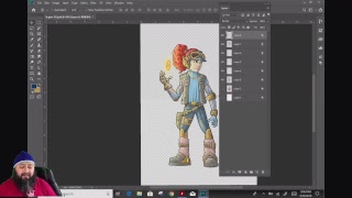 Export a Sketchable Drawing as PSD 2edit in Photoshop [upl. by Lobel]