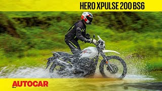 Hero XPulse 200 BS6 review  Offroad hero now better than before  First Ride  Autocar India [upl. by Aileduab]