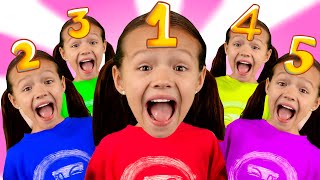 Counting 1 to 5  Number Songs  Dominoki Kids Songs [upl. by Bashee389]