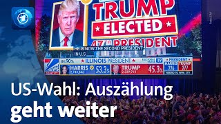 USWahl Trump hat gewonnen – Auszählung der Stimmen geht weiter [upl. by Nonnahs]