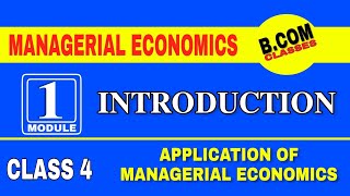 Kerala University Bcom Semester 1Managerial EconomicsChapter 1Class 4 Malayalam [upl. by Larrad210]