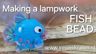 Making a Lampwork Fish Bead [upl. by Adnerol]