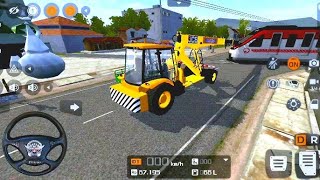 JCB Liftall Crane Driving Game  Bus simulator indonesia For android [upl. by Clein]