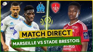 🔴 MARSEILLE  STADE BRESTOIS LIVE  SUIVEZ EN DIRECT LA LIGUE 1 J3  SARR  NDIAYE AUBAMEYANG [upl. by Otrebliw]