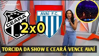 GLOBO ESPORTE CE  CEARÁ SUPERA AVAÍ E CHEGA A SÉTIMA VITÓRIA SEGUNDA COMO MANDANTE [upl. by Luy119]