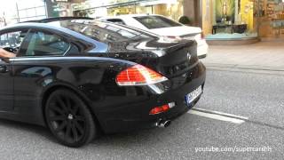 BMW 650i  BRUTAL Revs and Sounds Eisenmann [upl. by Annonyw236]