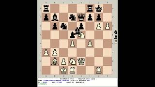 Stockfish 17 vs Atlas 4 35  Larsen French Defense chess [upl. by Richmound]