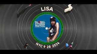 LISA  Live Performance  Global Citizen Festival 2024 [upl. by Lienahs]