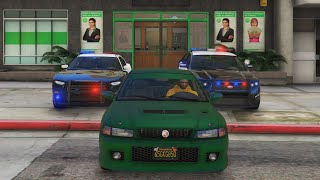 Nagnakaw ako sa Bangko at tinakbuhan ko ang Pulis sa GTA 5 RP [upl. by Lindo]