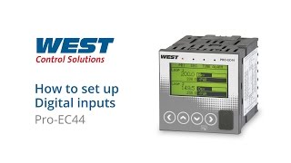 West Control Solutions  How to set up Digital Inputs  PROEC44 [upl. by Asiled]