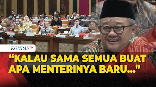 Mendikdasmen Abdul Muti Tanggapi Tanya Anggota Komisi X DPR soal Isu Ujian Nasional hingga PPDB [upl. by Madelaine]