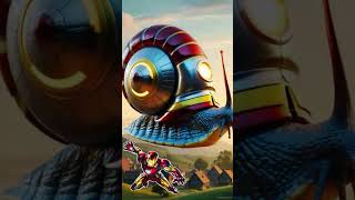 💥 Superheroes Avengers Snail 😗 Marvel ✅ shorts avengers marvel shorts [upl. by Nakre]