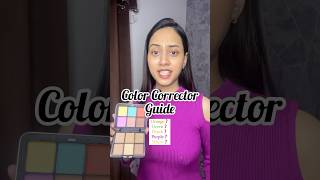 Color Corrector Guide✅ colorcorrection makeup makeuptips makeuptutorial makeupartist explore [upl. by Einnal]