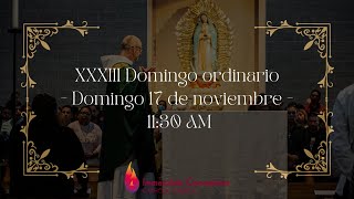 XXXIII Domingo ordinario  Domingo 17 de noviembre  1130 AM [upl. by Woody]