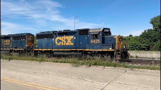 CSX short trains and remnants [upl. by Adirem780]