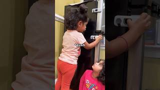 One more child lock successfully wasted 😂 chaithratara funny [upl. by Katzman]