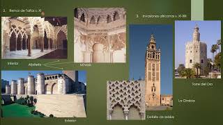 Arte MUSULMAN  Arquitectura Mezquitas Taifas y Alhambra y Artes Figurativas  explicARTE [upl. by Barbabas]