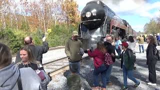 NampW 611 Steam Engine sounds off quotShave and a Haircutquot Goshen VA 21 October 23 [upl. by Dru24]