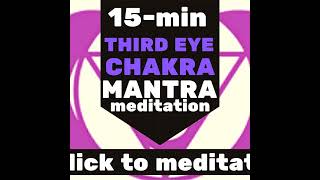 Third Eye Chakra Meditation OM by Natural Healer [upl. by Berry]