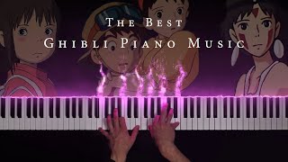 The Most Beautiful Ghibli Piano Music 1 Hour of Emotional amp Relaxing Piano Music [upl. by Atisusej]