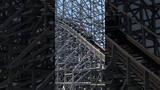 Viper  Six Flags Great America  Roller Coaster  Wooden Coaster [upl. by Htiaf]