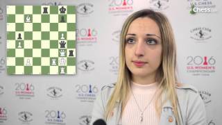 2016 US Womens Championship Winner Nazi Paikidze [upl. by Medovich976]